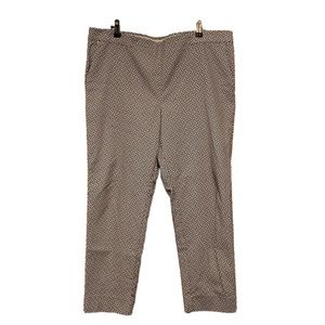 J Jill Essential Slim Ankle pull on comfort pants pockets size 16 petite